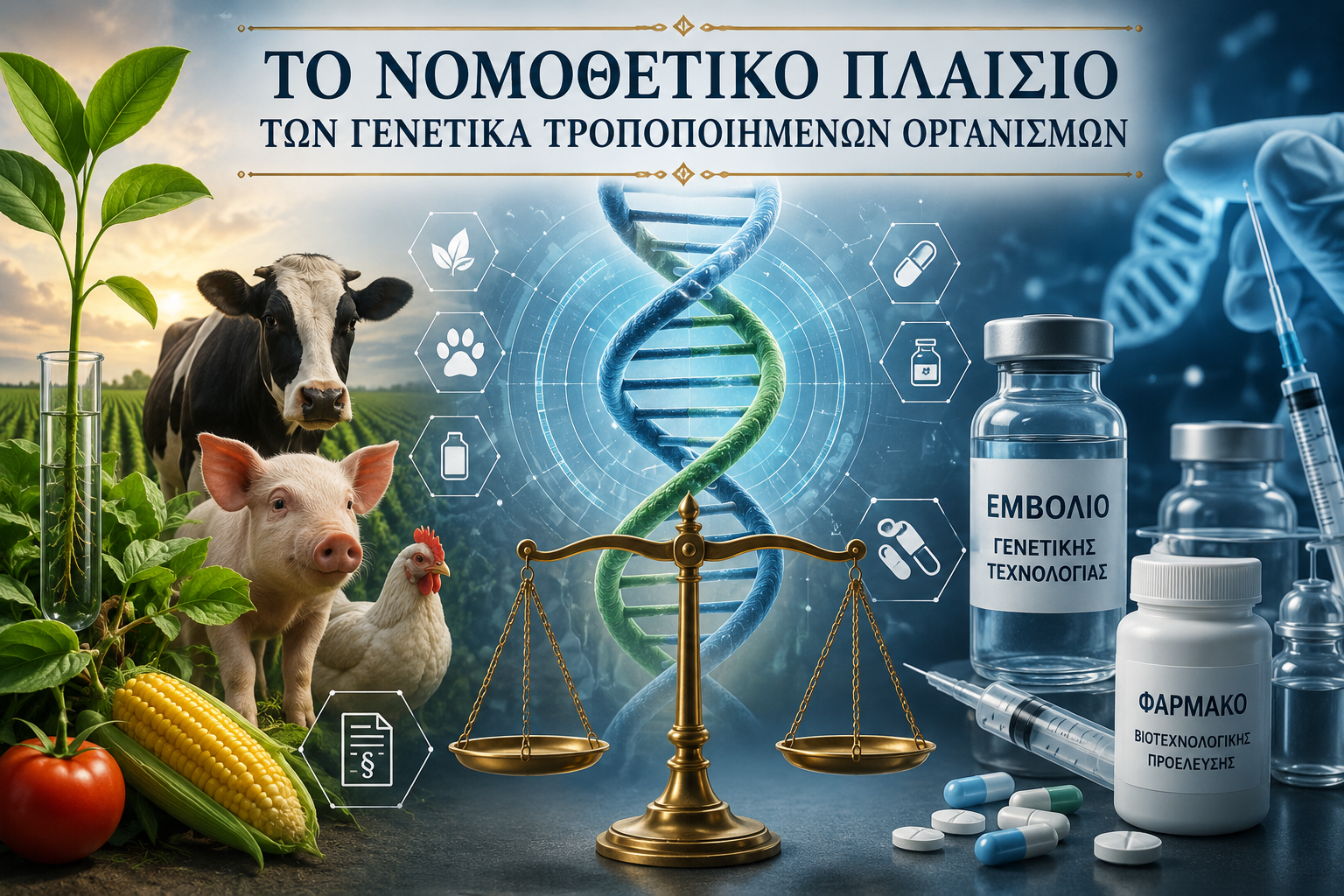 Το νομοθετικό πλαίσιο των γενετικά τροποποιημένων οργανισμών